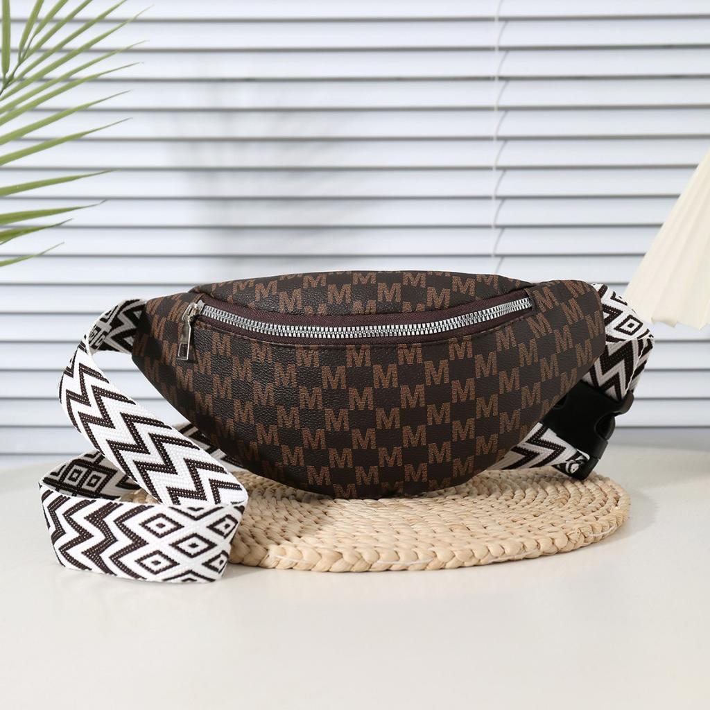 New Messenger Bag Women's Leather Simple and Lightweight Shoulder Bag Leisure Travel Unisex Mobile Phone Small Fanny Pack