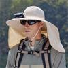 Rechargeable Outdoor Hat Built In Fan Solar Charging Lightweight Breathable Sun Protection For Men Women