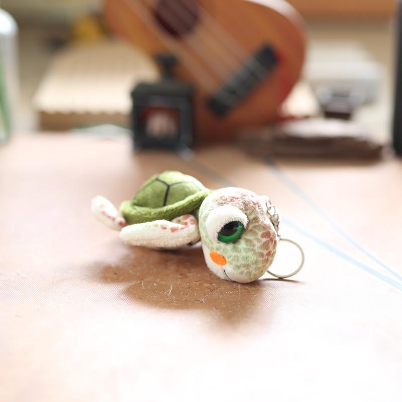 

Милая милая большеглазая черепаха кулон плюшевая игрушка кукла мультяшная сумка подвесное украшение брелок кукла кукла 10 cm.