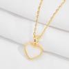 Wind Fritillary Love Necklace Female Fresh Simple Versatile Heart Pendant Clavicle Chain With Accessories
