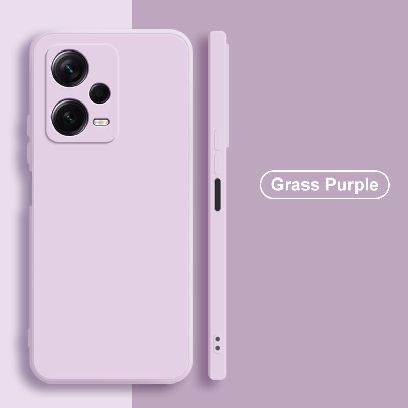 For Redmi Note 12 Pro Plus Case Square Liquid Silicone Phone Cases For Xiaomi Redmi Note 12 Note12 Pro Plus 5G Protection Back Cover