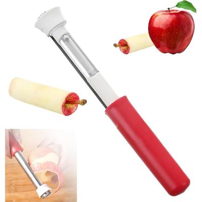 2 In 1 Stainless Steel Fruit Corer & Peeler - 2026 New Kitchen Apple Core Removal Tool,2 In 1 Apple Corer and Peeler Tool (A, 1PCS)