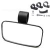 PLEAVIT Forklift/Tractor/ATV Side Mirrors/Rearview Mirrors for Agricultural and Construction Equipment, Universal Square Shape with Brackets