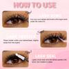 576 Clusters Of Single-Cluster False Eyelashes 8-16Mmdiy Segmented Natural Dense D-Curve Self-Grafting