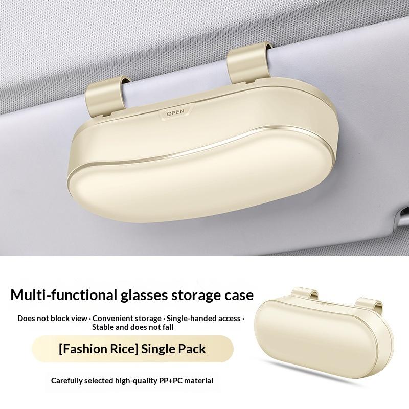 Cutie Ochelari Auto Suport Portabil Ochelari de Soare Auto Suport Ochelari de Condus Carcasă Ochelari Cutie Depozitare Multifuncțională Parasolar