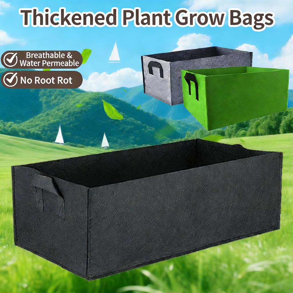 Tear Resistant Plant Grow Bags Container With Reinforced Handles Perfect For Flower Vegetables Small Space Gardeners