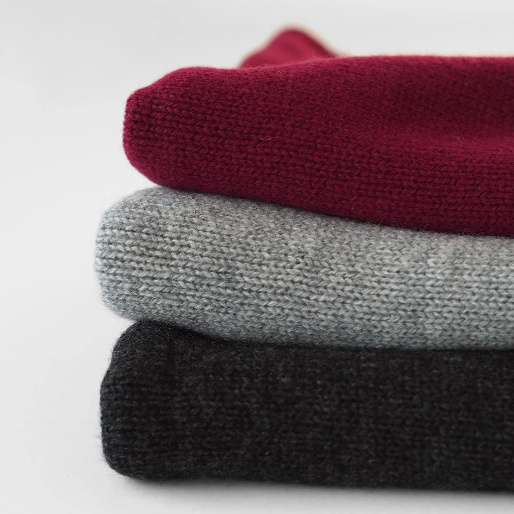 PRODIGAL Kaschmirdecke x 100% (90cm 72cm, Bordeaux)