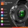 Outdoor Military Smart Watch Men LED Strong Light AMOLED Screen Heart Rate Compass Bluetooth Call 3ATM Waterproof Smartwatch