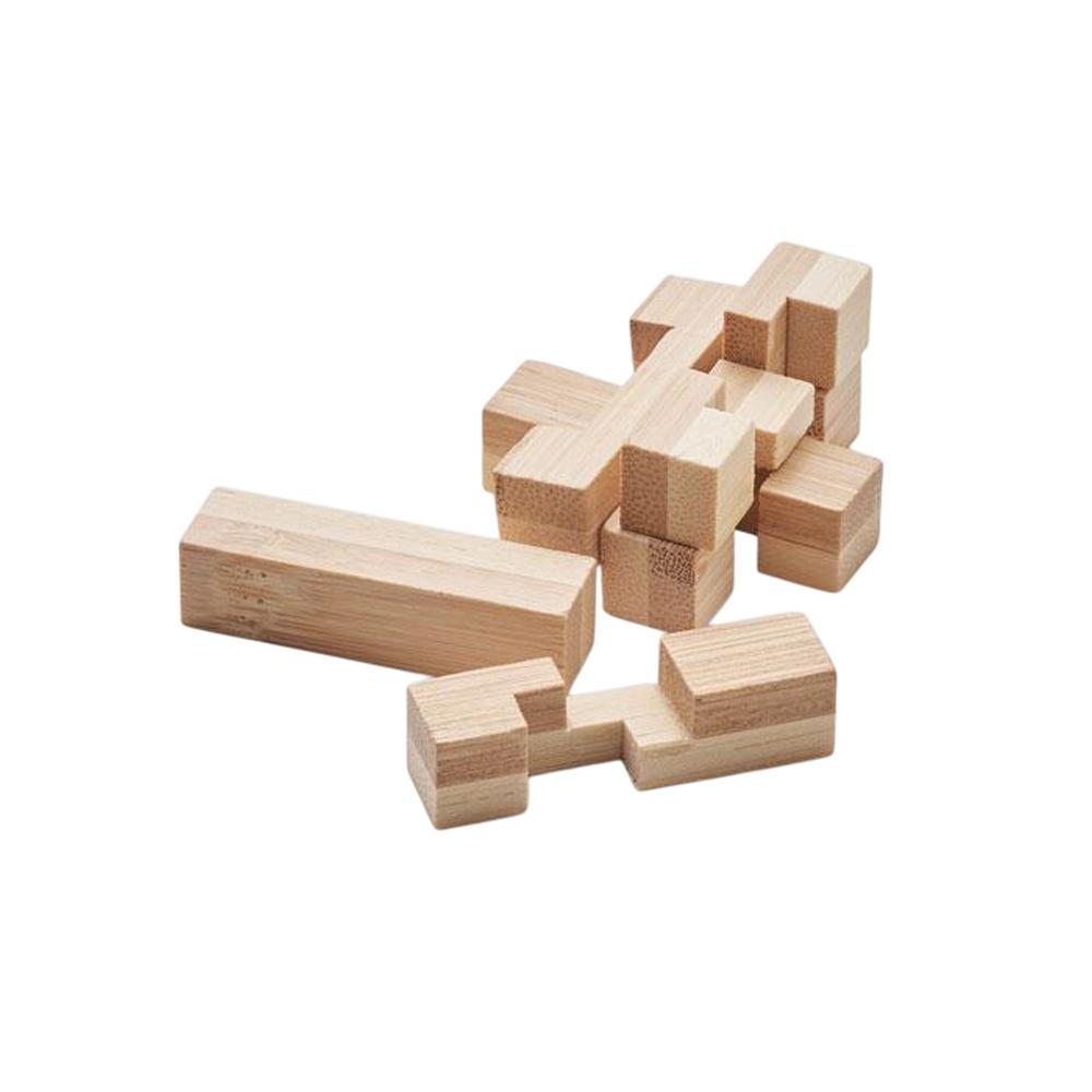 MidOcean Squarenats Bamboo Puzzle Brain Training Game