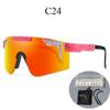Grenzüberschreitende polarisierte Fahrradbrille mit großem Rahmen und farbigen Gläsern für Sport
