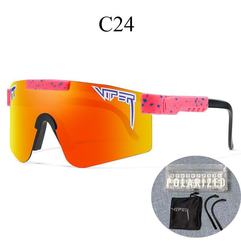 Grenzüberschreitende polarisierte Fahrradbrille mit großem Rahmen und farbigen Gläsern für Sport