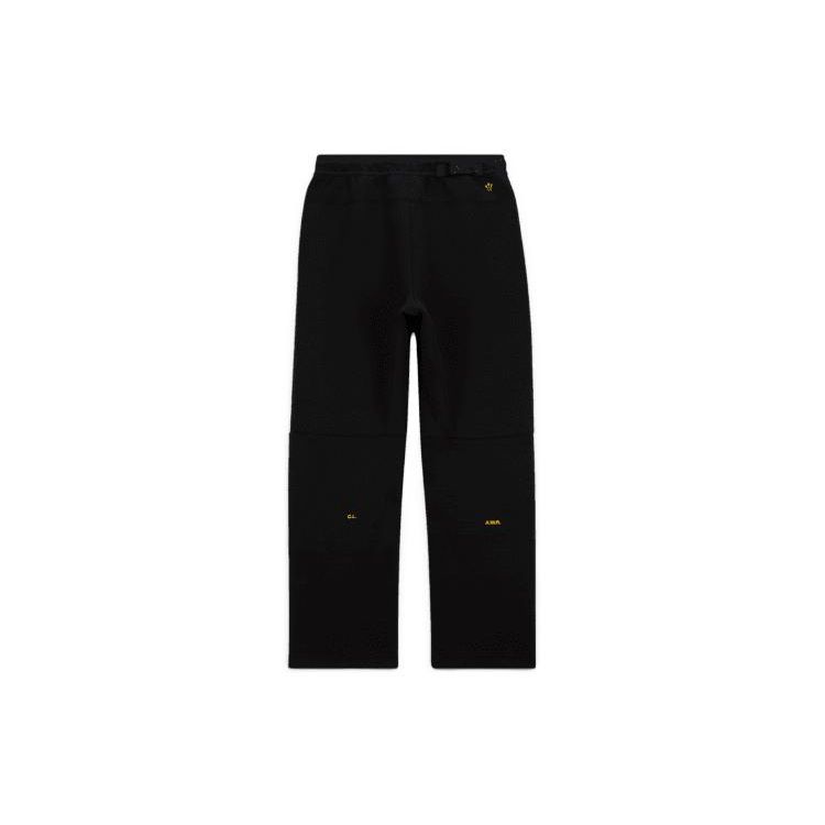 Nike X NOCTA Tech Fleece kalhoty s otevřeným lemem (Velikost Asie) Černé Unisex Streetwear FD8461-010