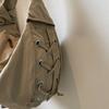Simple Nylon Drawstring Tote Bag Women's Shoulder Bag