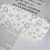 Love Print Pattern Stationery Bag Large Capacity Storage Bag Simple Pen Bag  Student Gift
