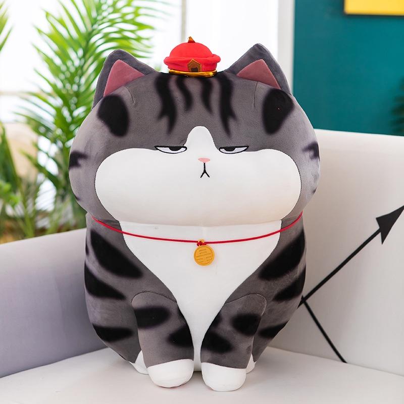 Cute And Soft Whuhuang Cat Plush Toy Pillow For Girls, Various Sizes Available