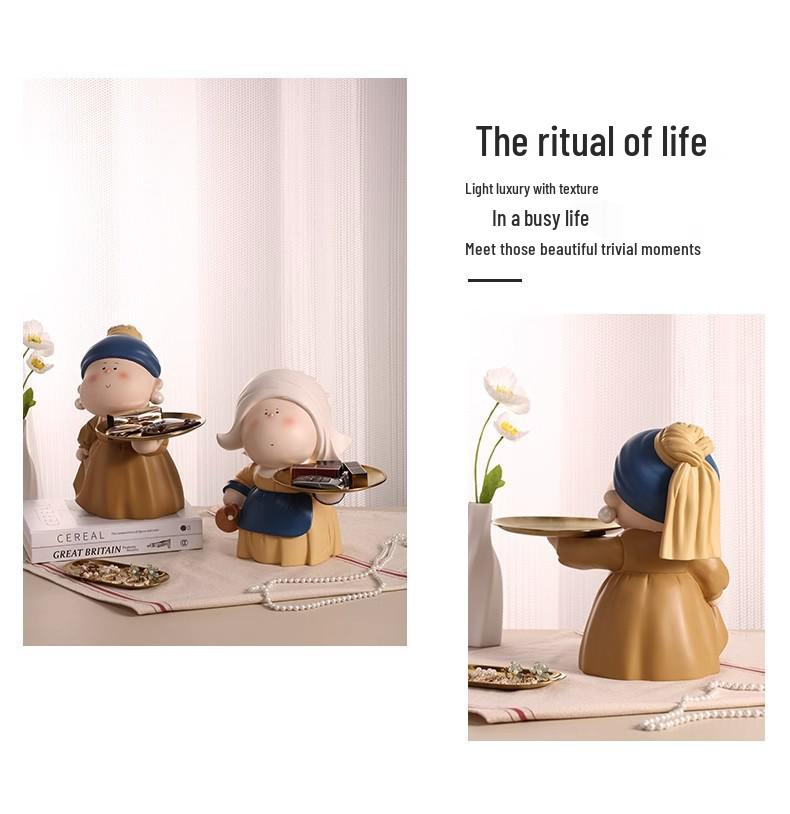 Entryway Storage Box & Ornament: Living Room TV Cabinet Shelf, Decorative Drawer, Key Holder, and Mask Box.