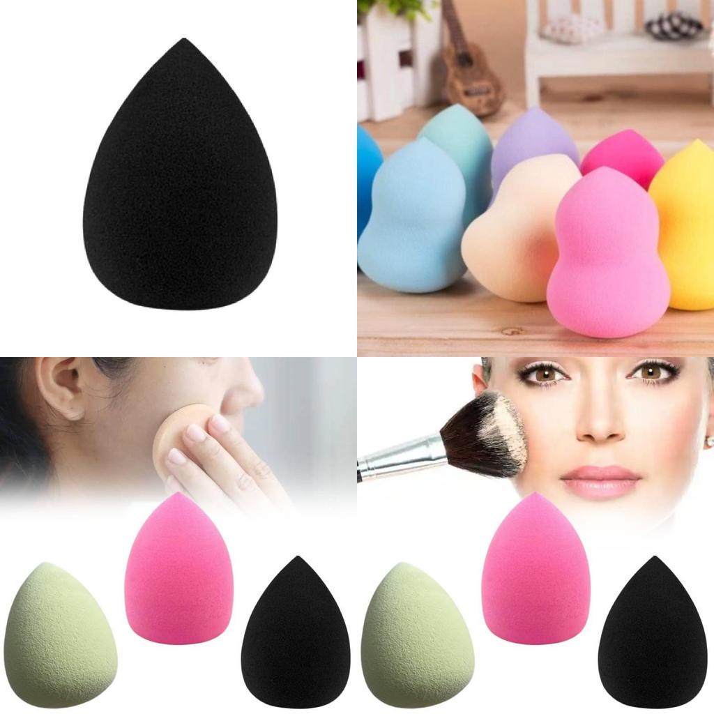 Makeup Puff Blender With Waterabsorbent Material For Blending Foundation And Powder