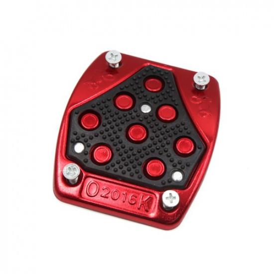 Universal Black Red Aluminum Alloy Antislip Brake Pedal Cover for Motorcycle