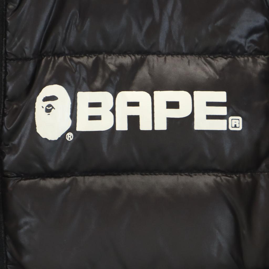BAPE KIDS Down Jacket 100 Black Aveving Ape Kid's Used
