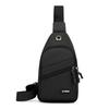 Korean Style Men's Large Capacity Waterproof Oxford Cloth Crossbody Chest Bag - Trendy Multifunctional Sports & Casual Shoulder Bag