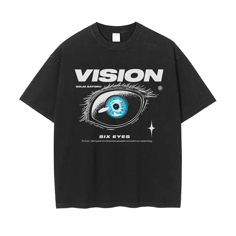2026 Jujutsu Kaisen CHOSO Maglietta Stampata Uomo e Donna Maglietta Lavata Cotone Vintage di Alta Qualità Top Y2K
