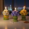 Food Grade Silicone Candle Mould For Tulips Bouquet Aromatherapys Reusable Craft Tool for Family Activities and Weddings