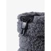 The North Face K Nuptse Bootie VII Mixed Size 16 Fleece, Charcoal/TNF Black,