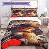 3pcs Duvet Cover Set (1*Duvet Cover + 2*Pillowcase, Without Core), Puss In Boots Print Soft All‑Season Bedding Set, Home Bedroom Decor Gift