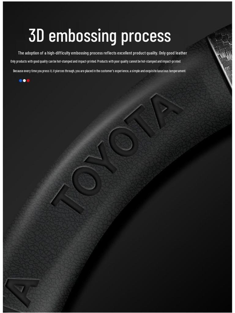 Toyota & Land Rover Steering Wheel Covers: Fits Corolla, Levin, 2023 Camry, Yaris, RAV4