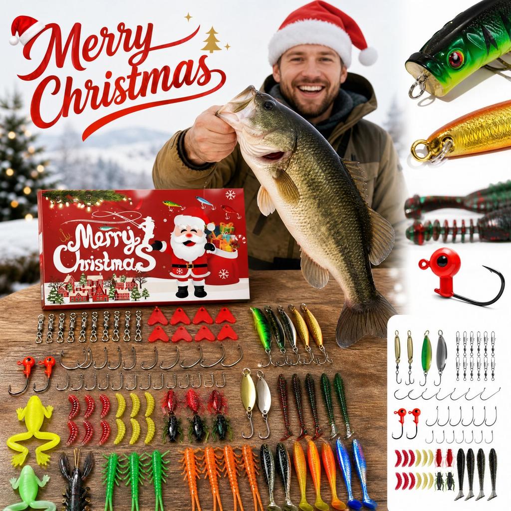 Fishing Kit for and Trout - Complete Tackle Set with for Largemouth, Smallmouth