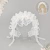 Sweet Lolita Hairband With Bow Lace Trim - Handmade Wide Headband Cosplay Anime Con Y2K Fashion