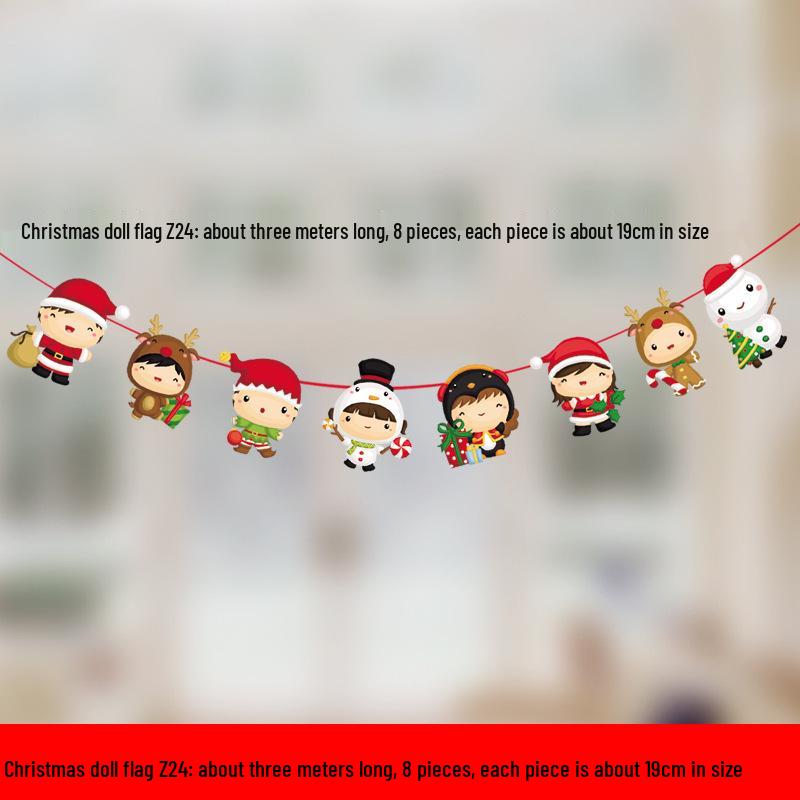 2025 Christmas Banners: Festive Hanging Decorations for Kindergartens and Malls