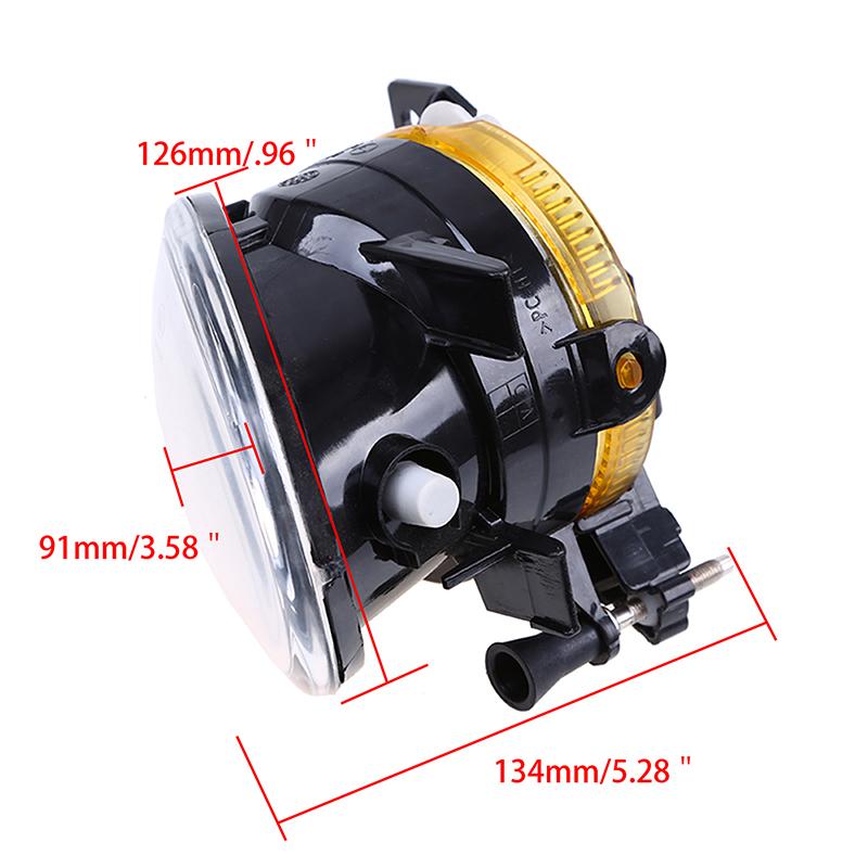 Front Right Fog Light Lamp Assembly Clear Lens Compatible for VW Transporter,Replacement OE 5K0941699 7P6941699E Driving Foglamp
