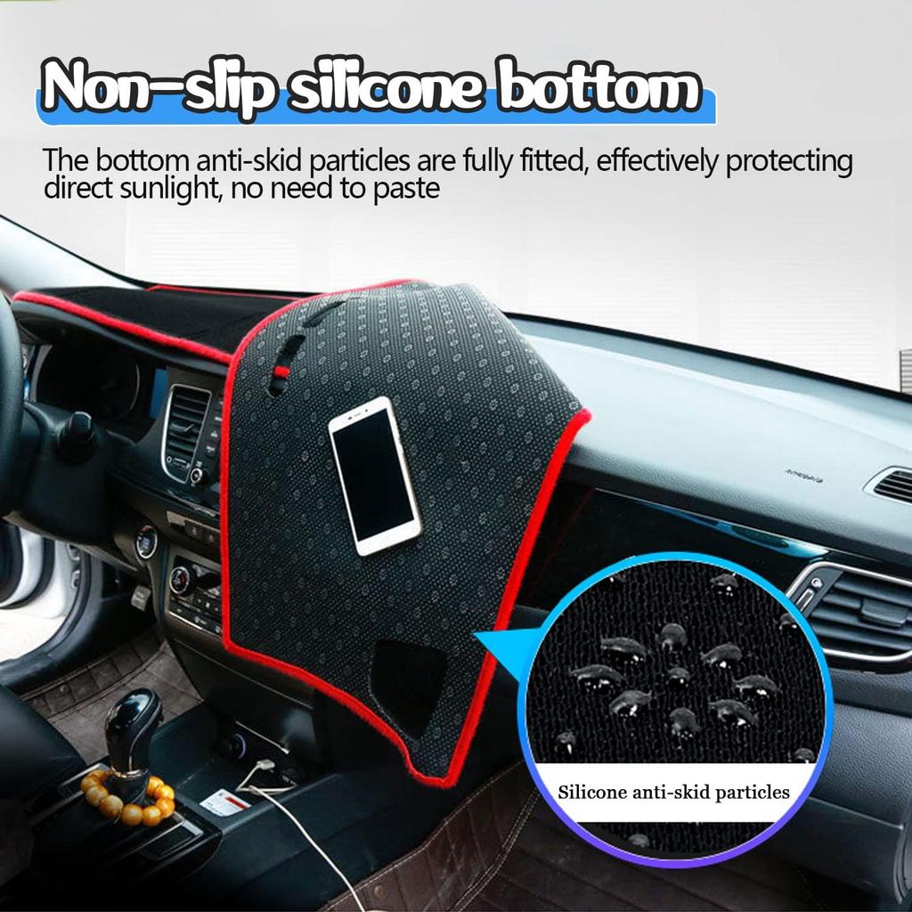 Dashboard Cover Dash Cover Mat Pad Carpet Custom Fit for Honda 10th Gen Civic 2016 2017 2018 2019 2020 2021 Accessories Anti-Skid Center Console