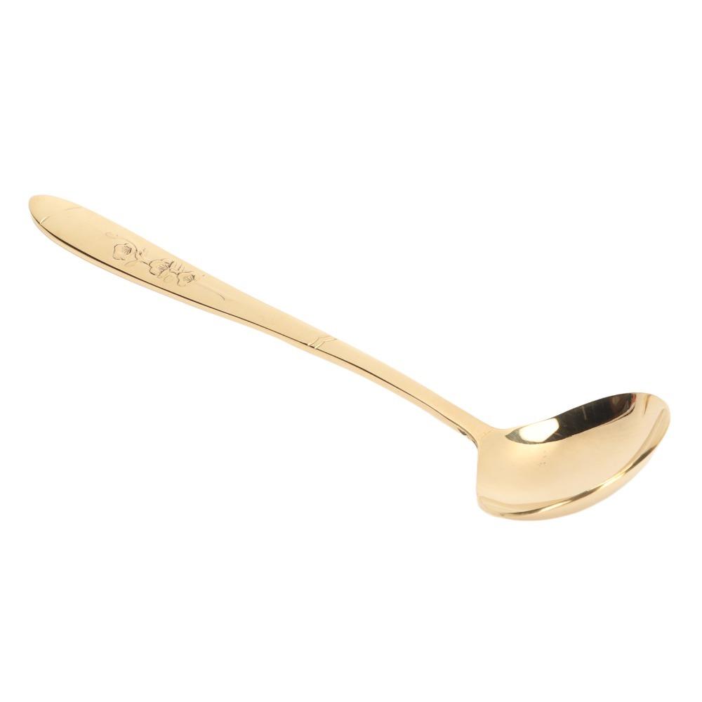 Dishwasher Safe Serving Spoon Brass Table Spoon Soup Spoons Buffet Spoon  For Kitchen