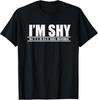 Funny, I'm Shy But I Have A Big Boobs, Joke, Sarcastic T-Shirt Unisex T-Shirt
