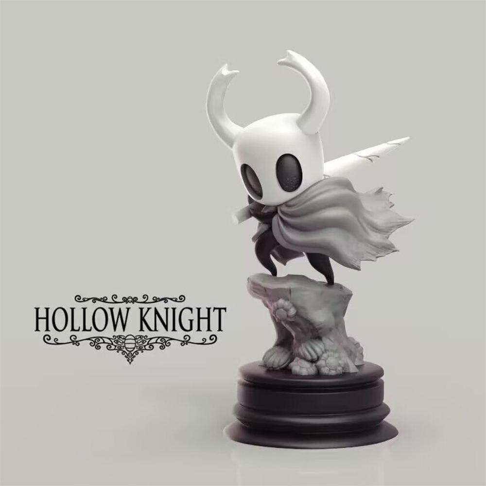 Hollow Knight 10Cm Little Knight Pvc Statue - Handmade Game Character Model With Chassis, Collectible Desk Decor For Fans