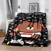 The BROWN & FRIENDS blanket is crafted from flannel material, offering a fluffy, soft, warm, and comfortable feel. Suitable