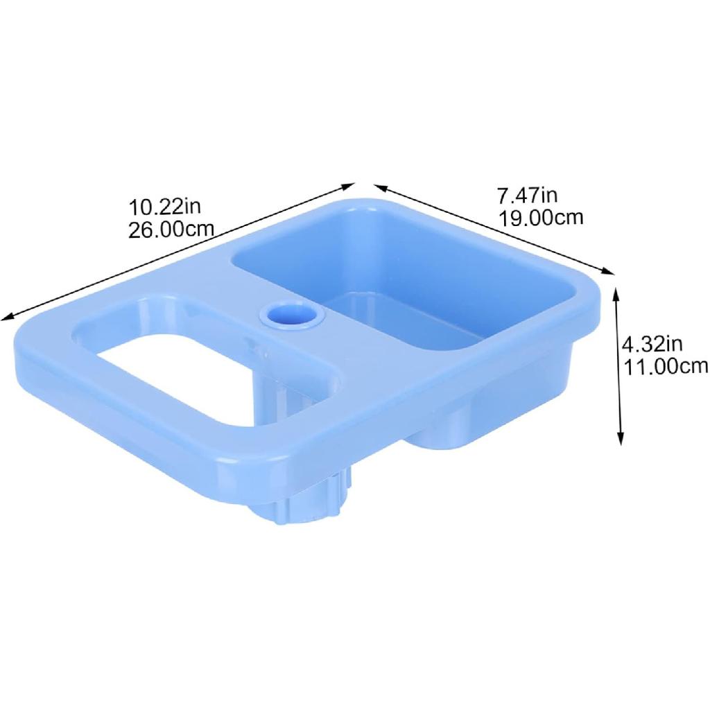 Adjustable Infusion Stand Tray for Plastic Drip Rack Storage Shelf for Hospital and Clinic Use Easy to Install and Remove