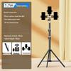 Dual Phone & DSLR Live Streaming Tripod with Multi-Camera Mount, Selfie Light, and Fill Lighting for Photography & Streaming