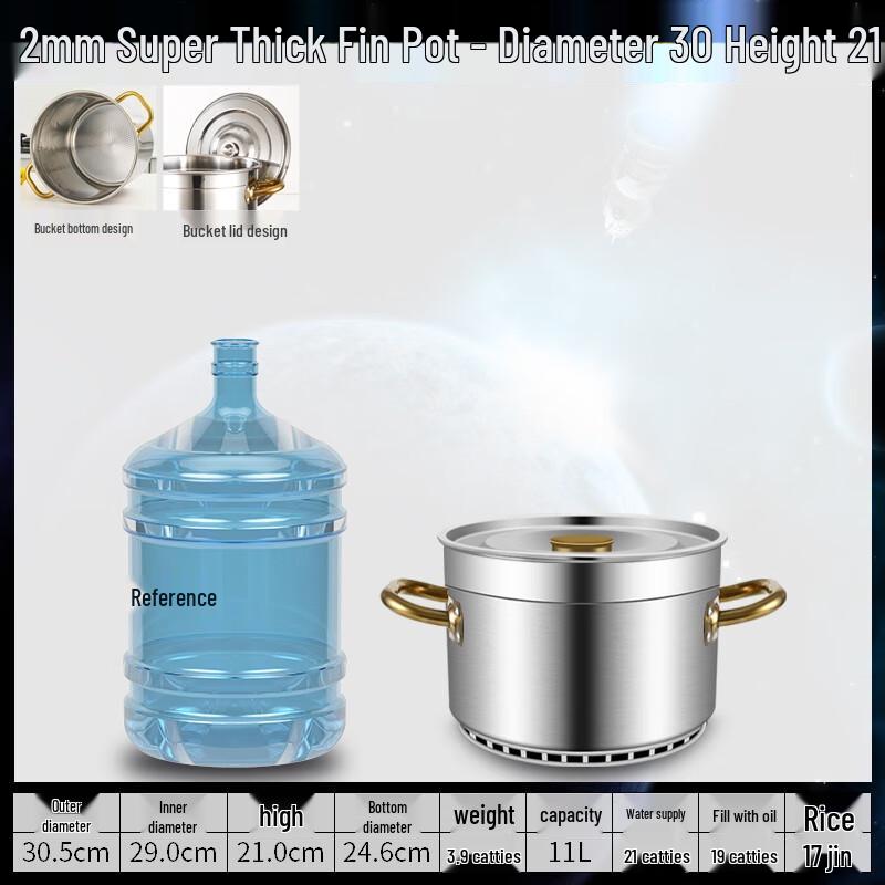 Youde Commercial Gas Energy-Saving Finned Pot