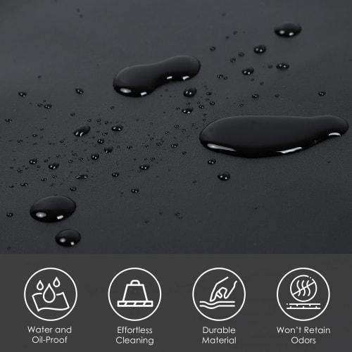 Rubber Apron, Dishwasher Apron, Dishwashing Rubber Apron, Waterproof, Dog Grooming, Restaurant, Butcher, Chemical, Heavy-Duty, Vinyl, 39 x 26 Inch