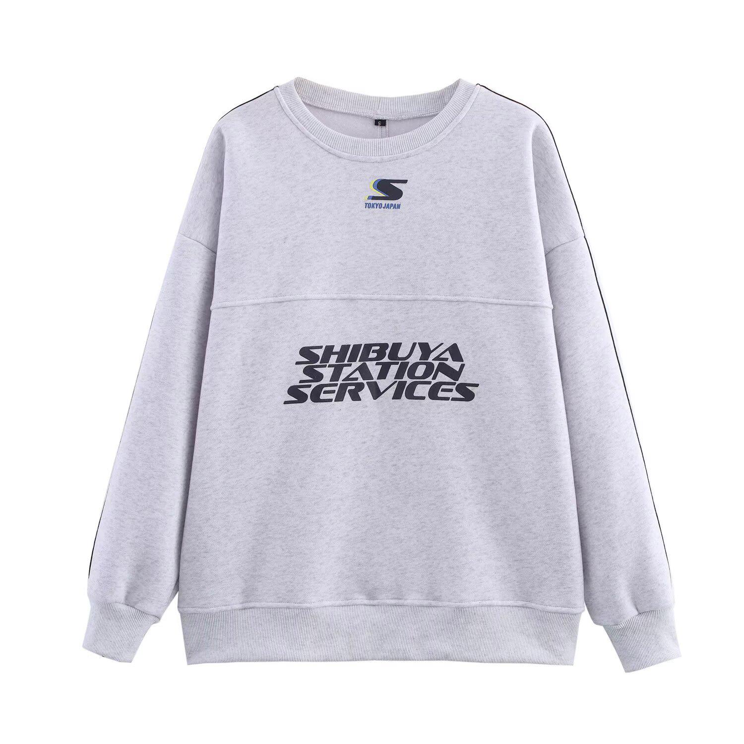 

Весна 2025 Женский свитшот в европейском и американском стиле и повседневные брюки с отделкой в виде надписей L