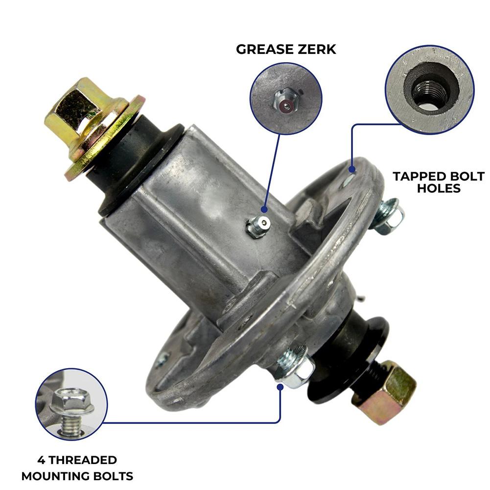 Lawn Mower Spindle Assembly Compatible with GX21694 GY20867 GY20962 Suitable for D Series LA Series Cutter Head Models