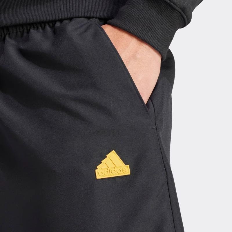 Adidas Lässiger Komfort Jogginghosen mit Bündchen Herren Unterteile Schwarz HY0632