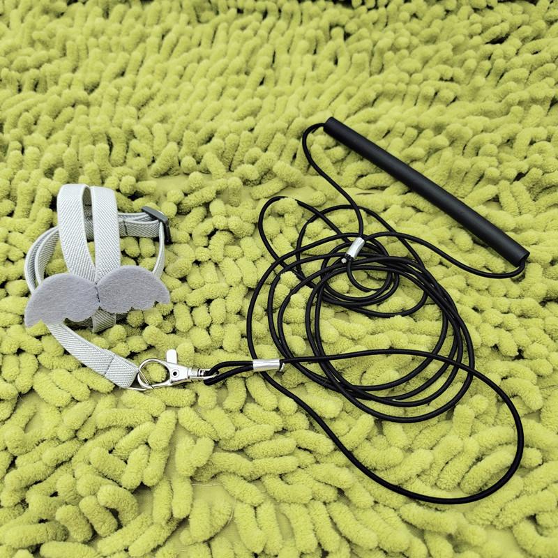 Langes Kabel Vogelgeschirr Leine Leichtes Sittich-Papagei-Westenseil für Vögel Verstellbares Anti-Biss-Trainingsseil Vogelbedarf