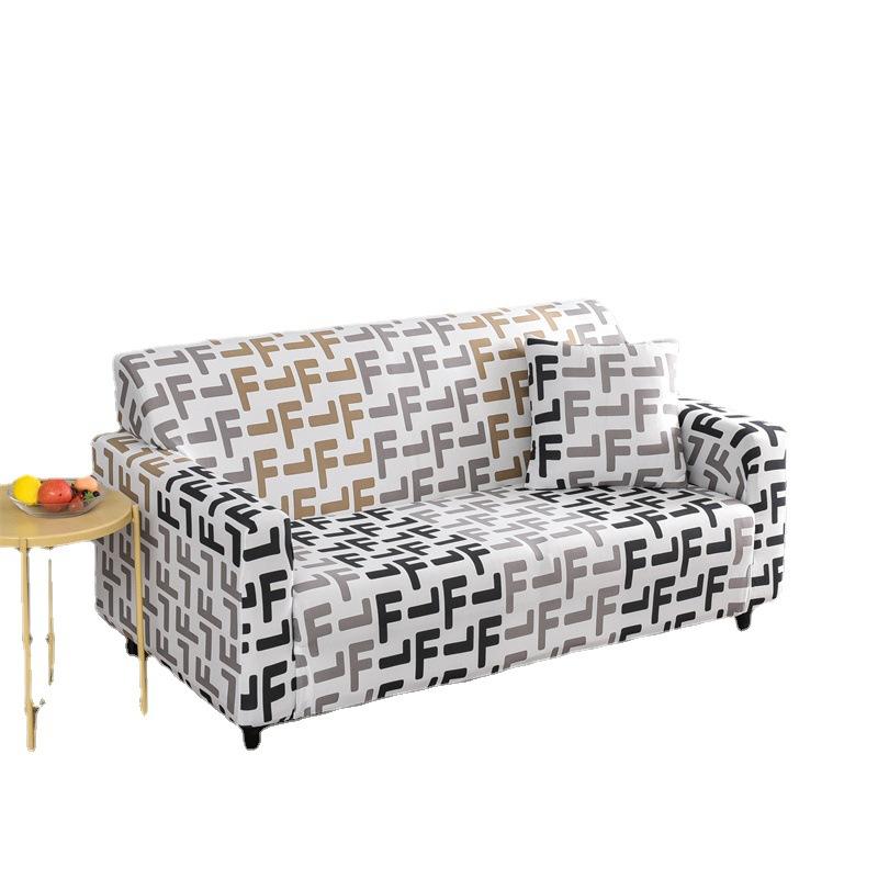 All Inclusive Elastic Sofa Cover Dust Proof Anti Slip Four Season Universal Full Cover Fabric Sofa Cover