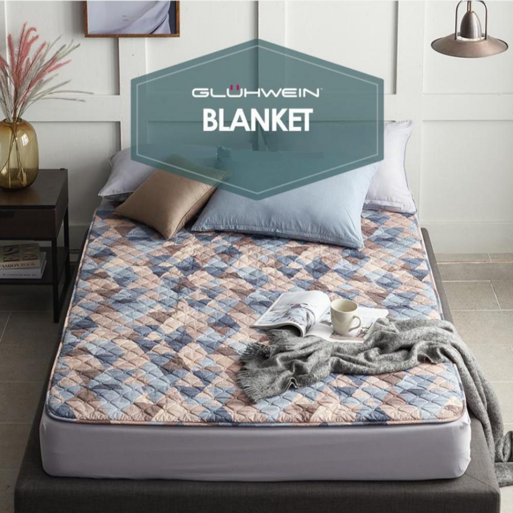 GLUHWEIN Electromagnetic Wave-safe Water Washing Electric Blanket 220V 140W - 135 X 180 Cm