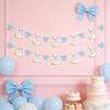 Adorable Geese Birthday Party Streamers Paper Bowknot Geese Bunting Hanging Decoration For Kids Birthday Celebration