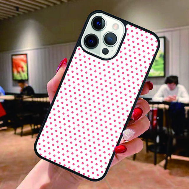 Black And White Polka Dot Phone Case For iPhone 17 Air 13 12 14 15 16  Cover For Apple Pro Max Plus Coque